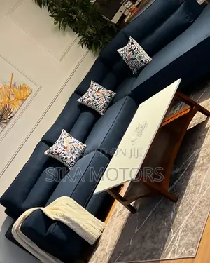 Spring and Fiber Sofa Set L-Shape