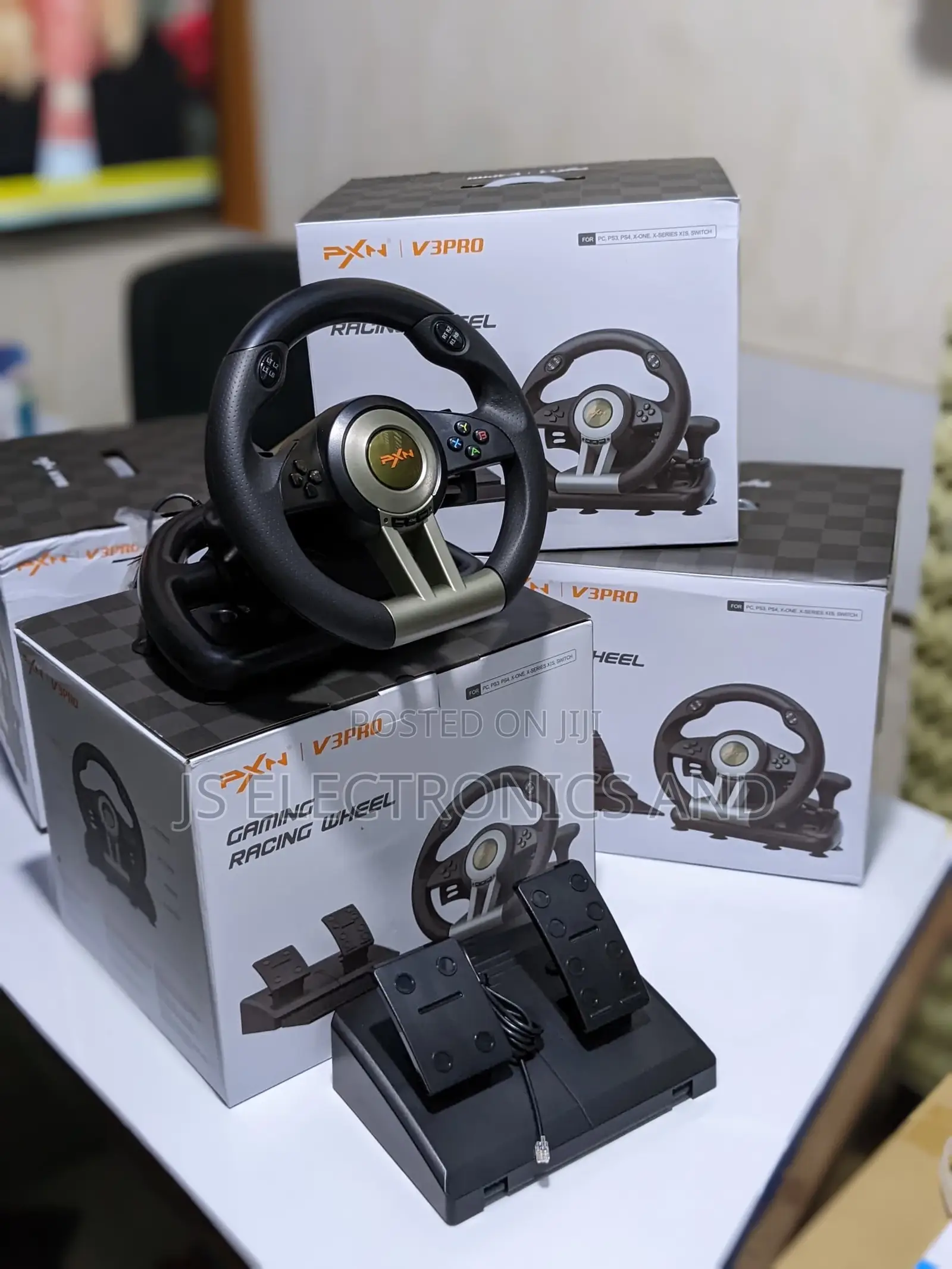 Punguzo La Bei PXN V3 Pro Racing Wheel Pc,Ps3,Ps4, Xbox 1 Nk