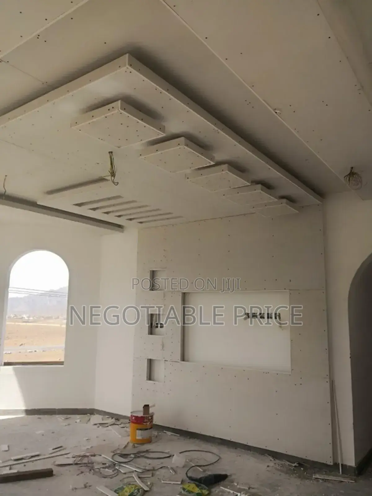 POP Ceiling Works Plaster Board Skimming Paints in Tanzania