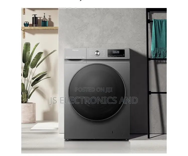 Hisense Washing Machine Kg8 Front Load Automatic Wash,Dryer
