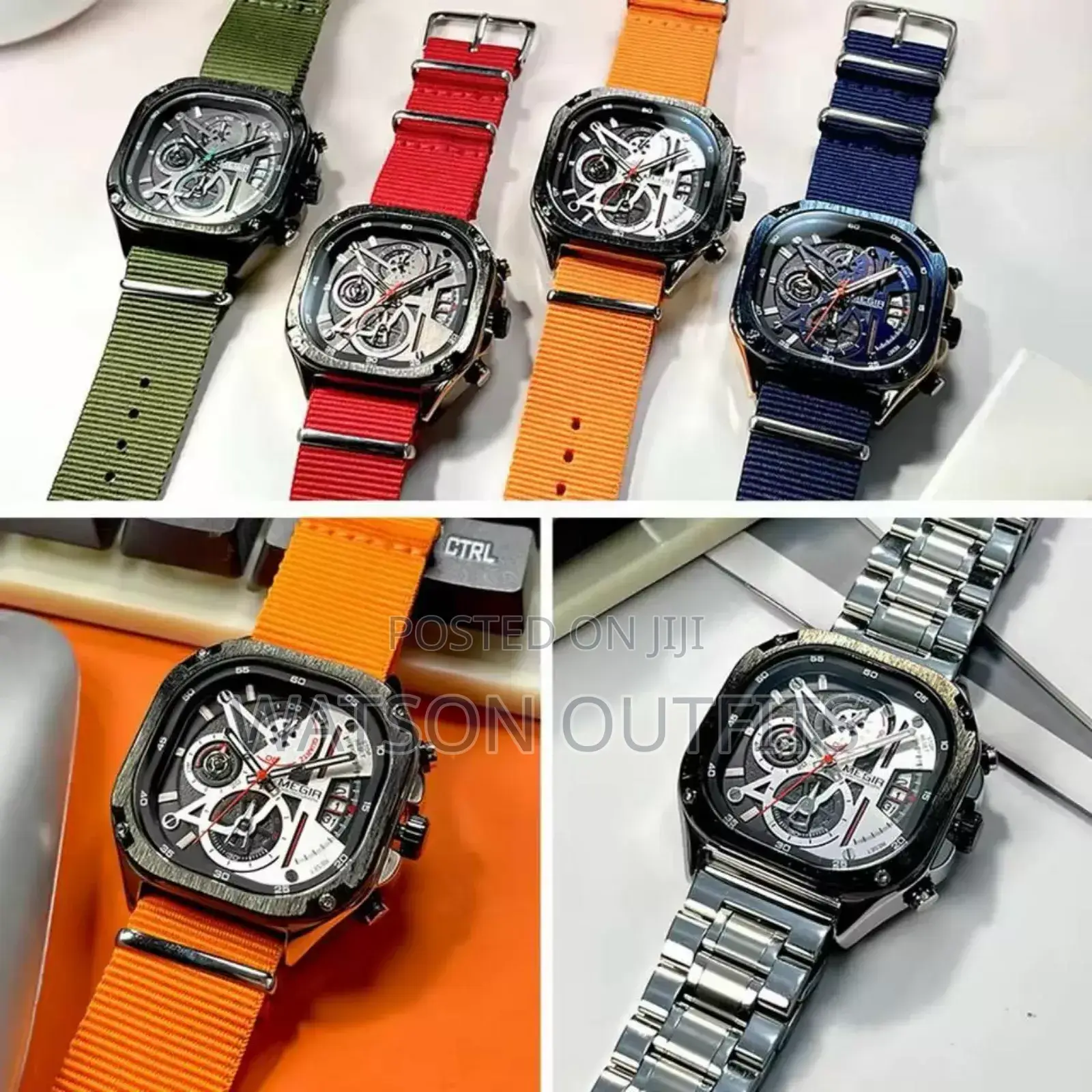 Double Belts MEGIR Watches
