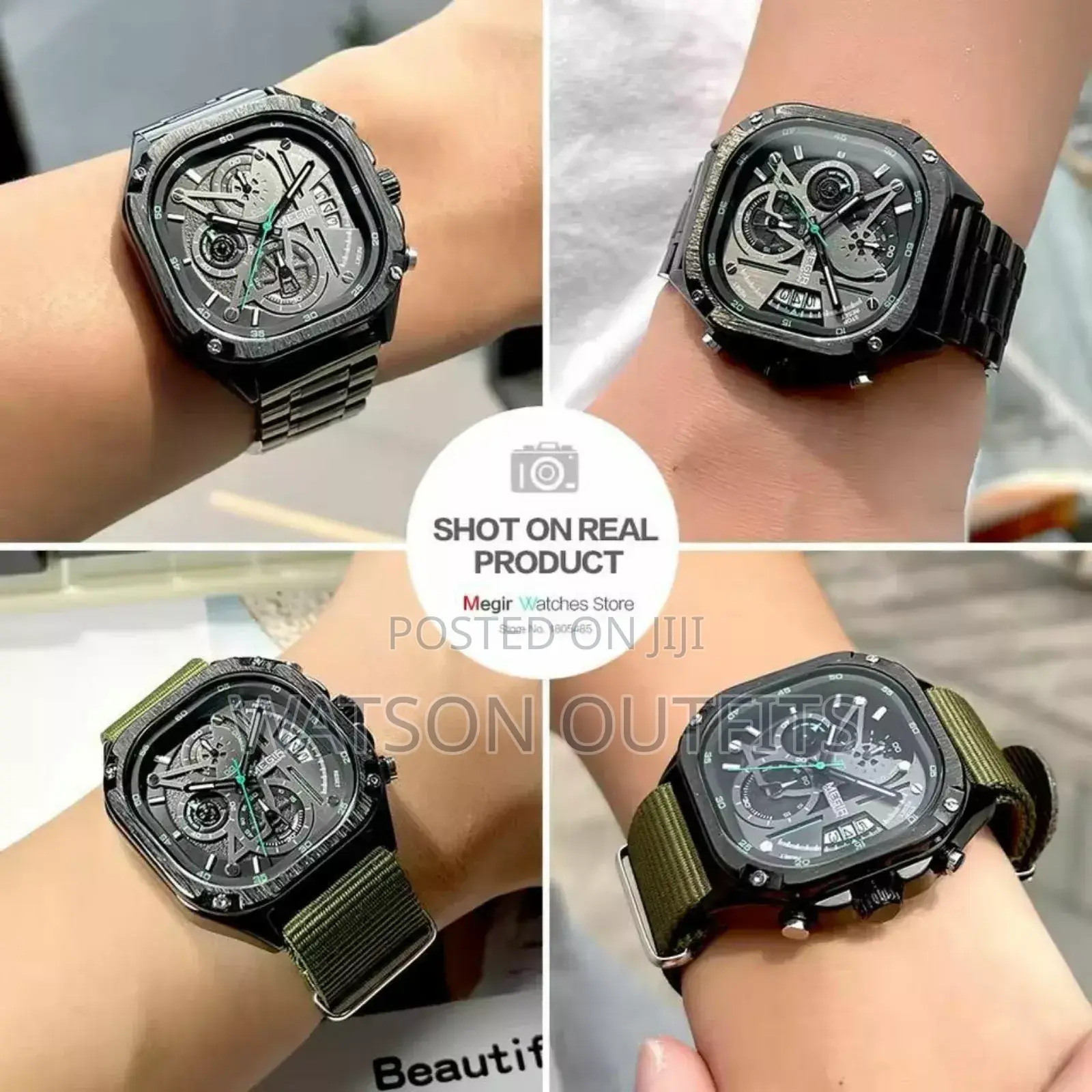 Double Belts MEGIR Watches
