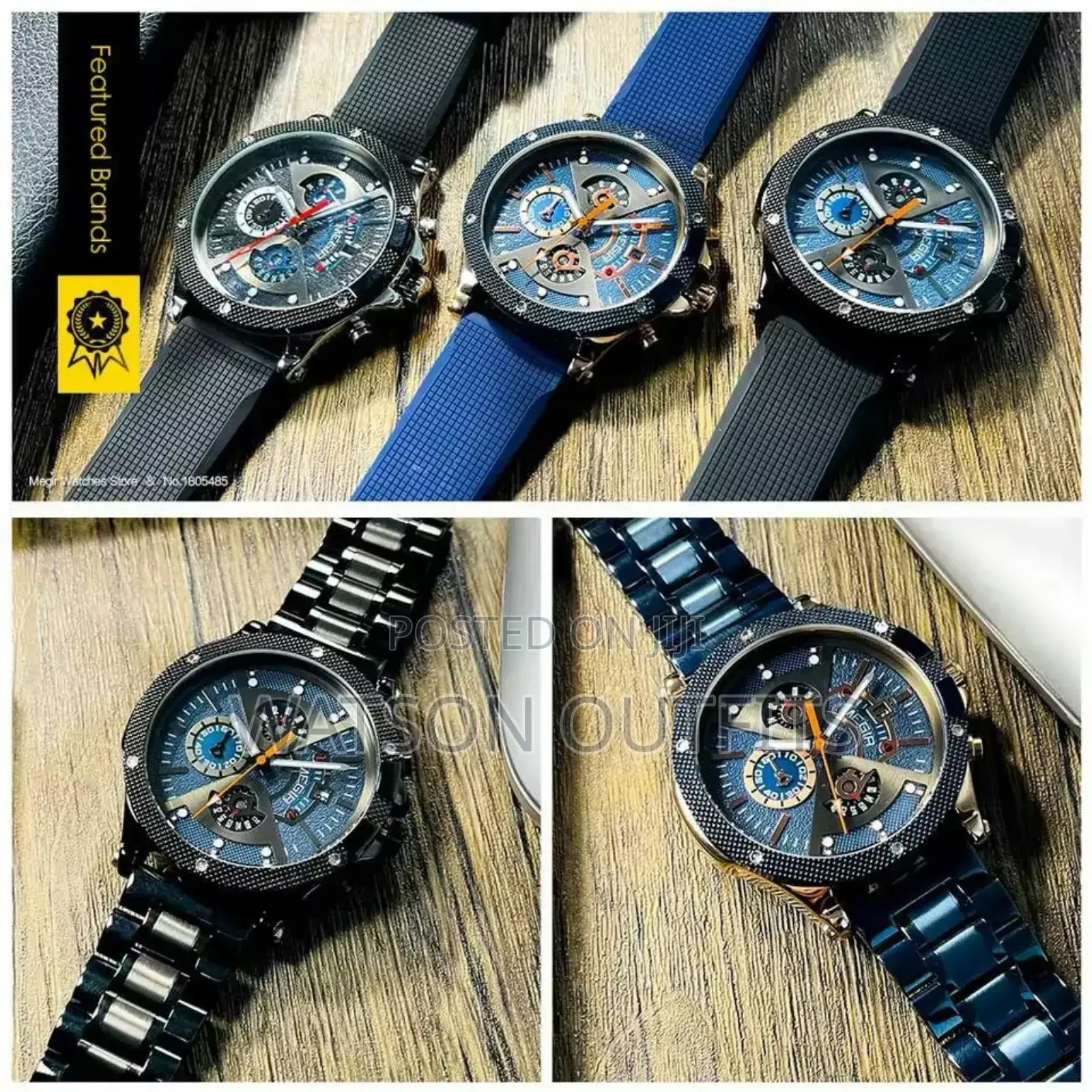 Double Belts MEGIR Watches