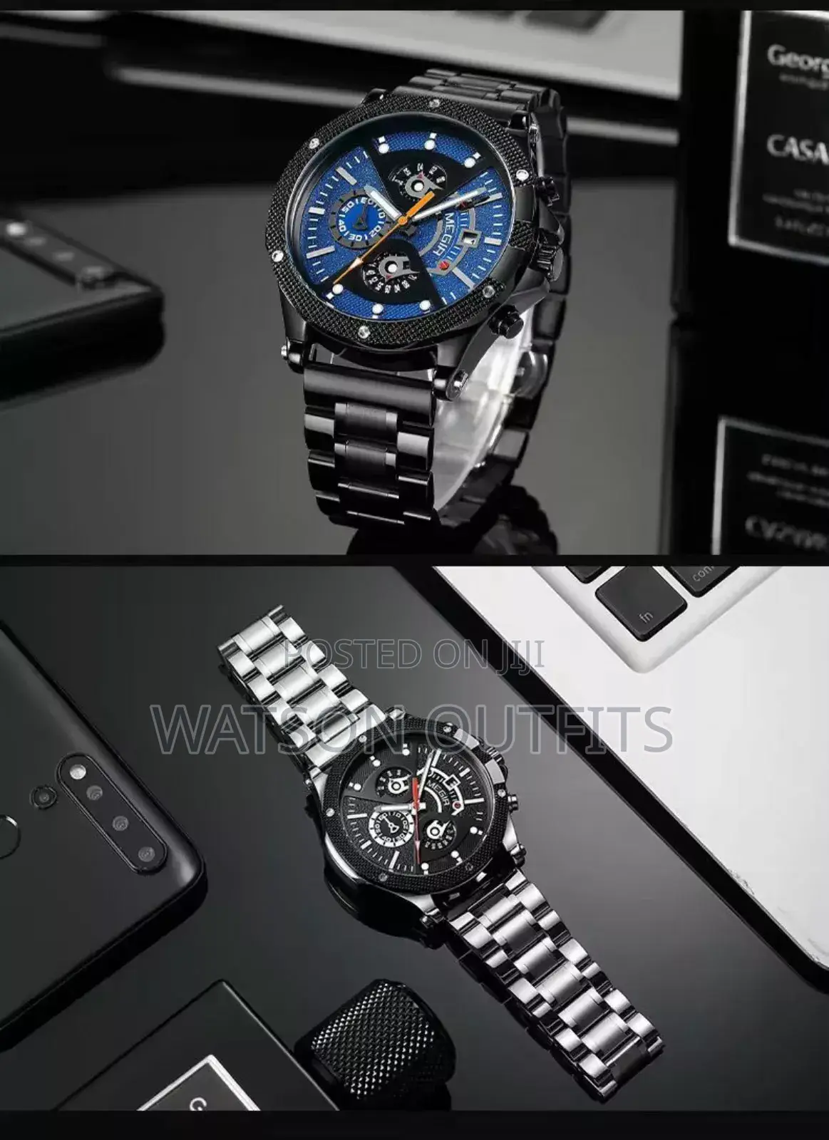 Double Belts MEGIR Watches
