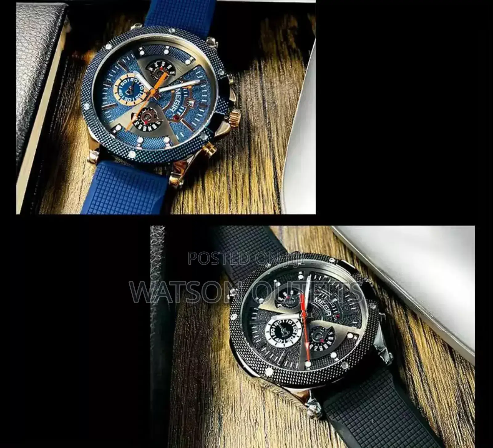 Double Belts MEGIR Watches