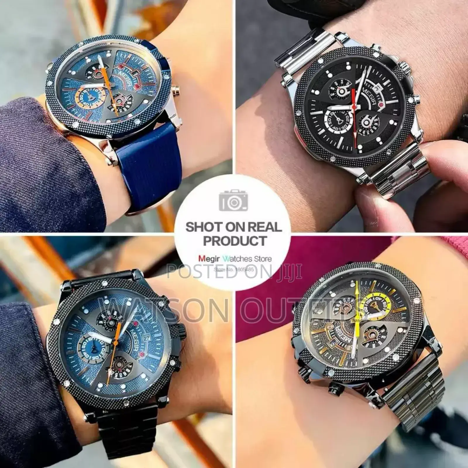 Double Belts MEGIR Watches