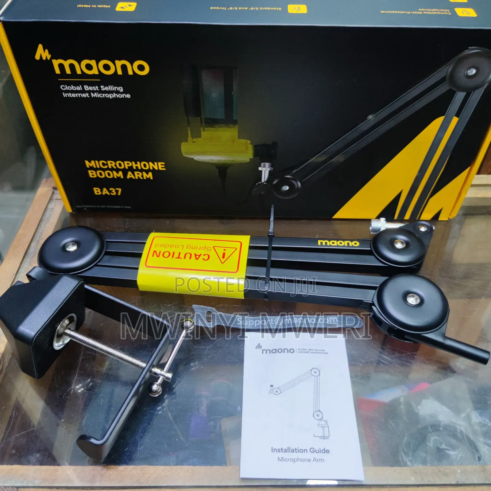 Maono BA37 Microphone Boom Arm Stand Heavy Duty
