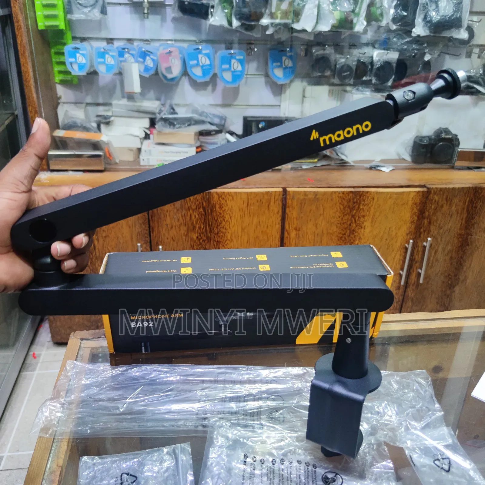 Maono BA92 Profesional Aluminum Live Streaming Mic Arm Stand