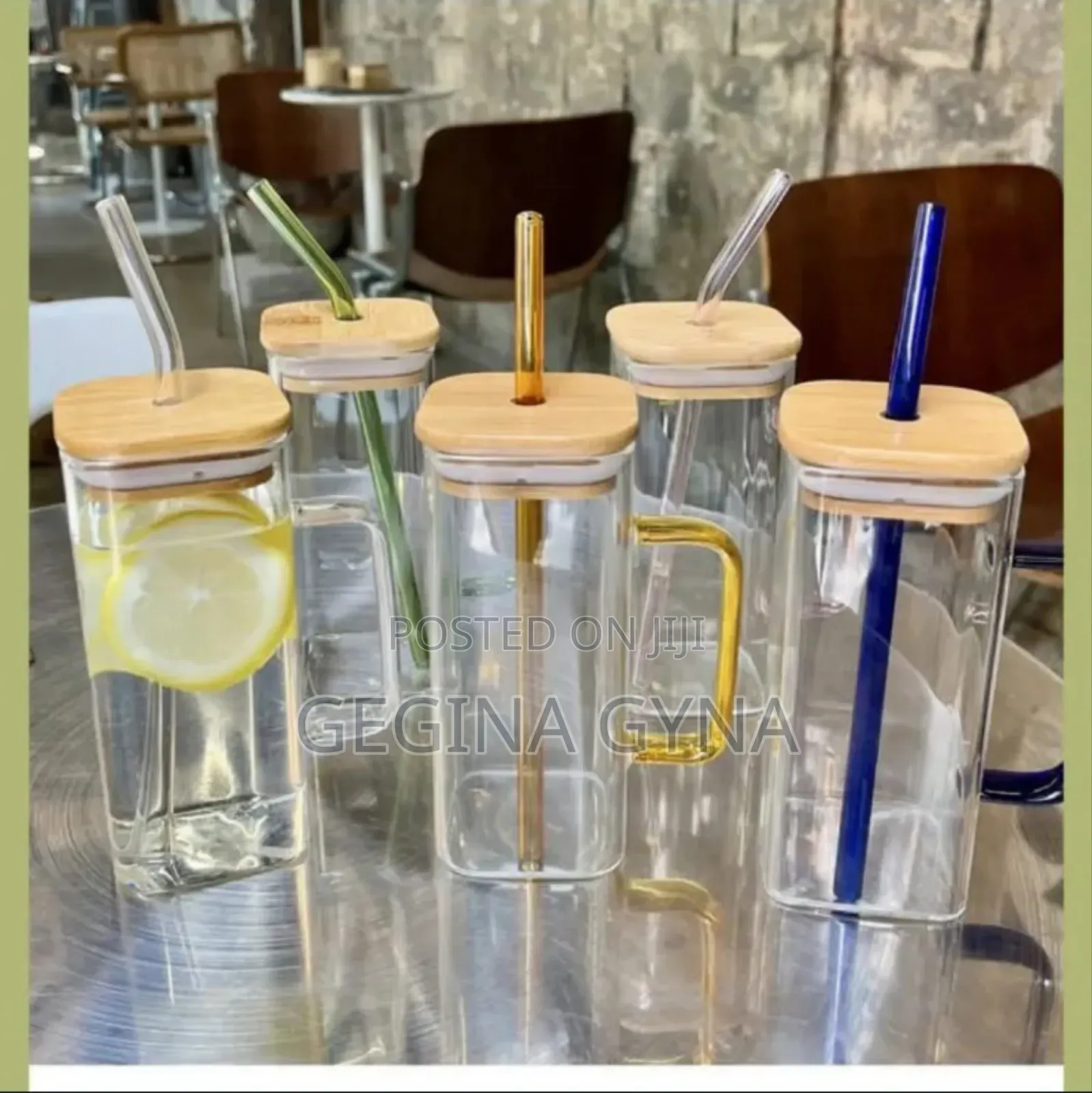 Glass Mugs With Straws