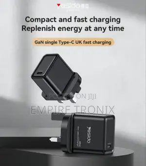 Yesido YC81 Gan Single Type-C UK 25W Fast Charger