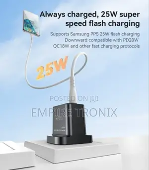 Yesido YC81 Gan Single Type-C UK 25W Fast Charger