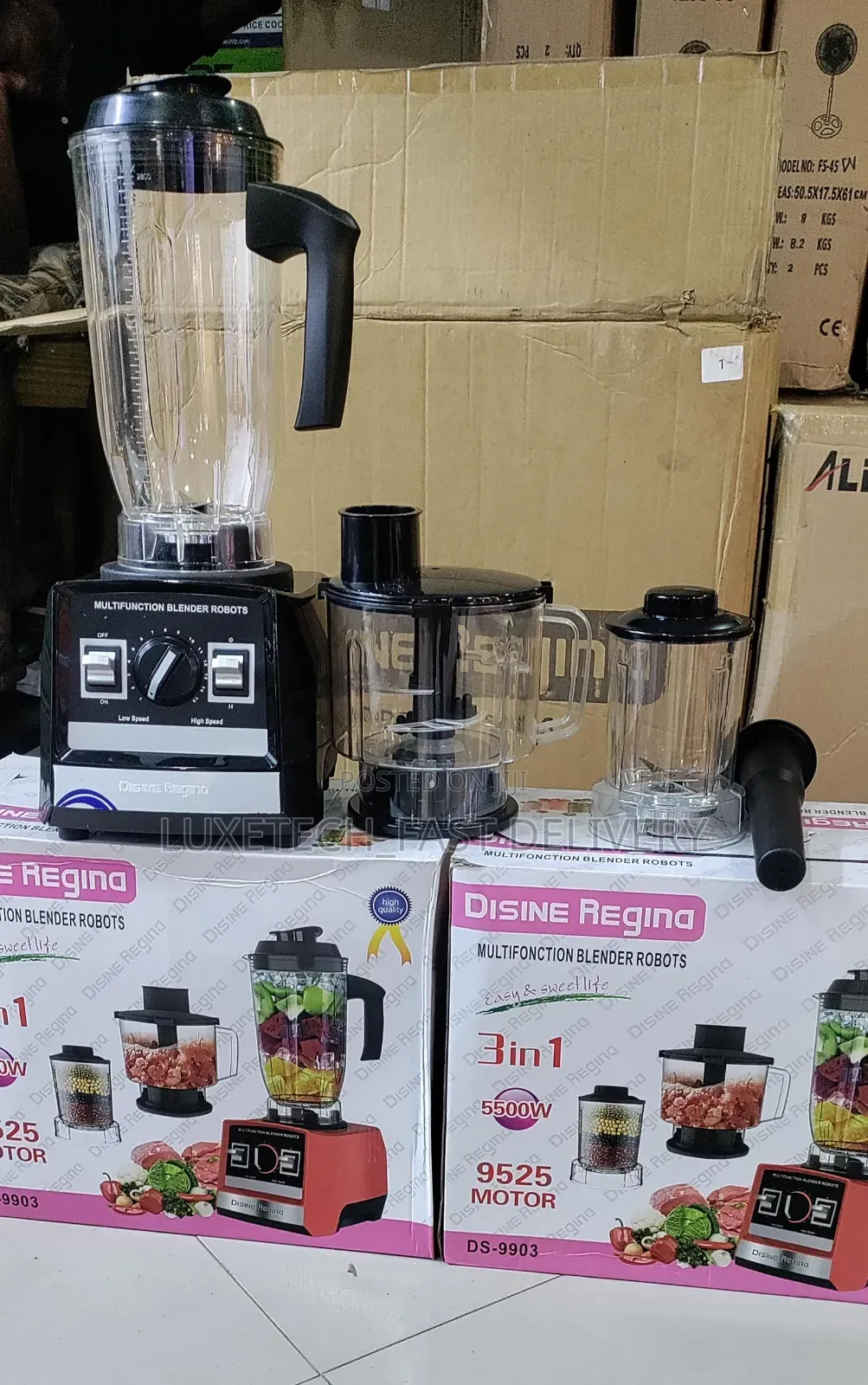 3 in 1 Heavy Duty Multifunction Blender Chopper and Grinder