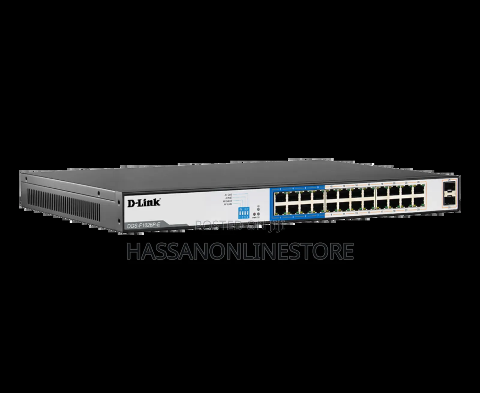 D-Link 24ge Poe + 2 SFP Ports 250m Poe Switch DGS-F1026p-E