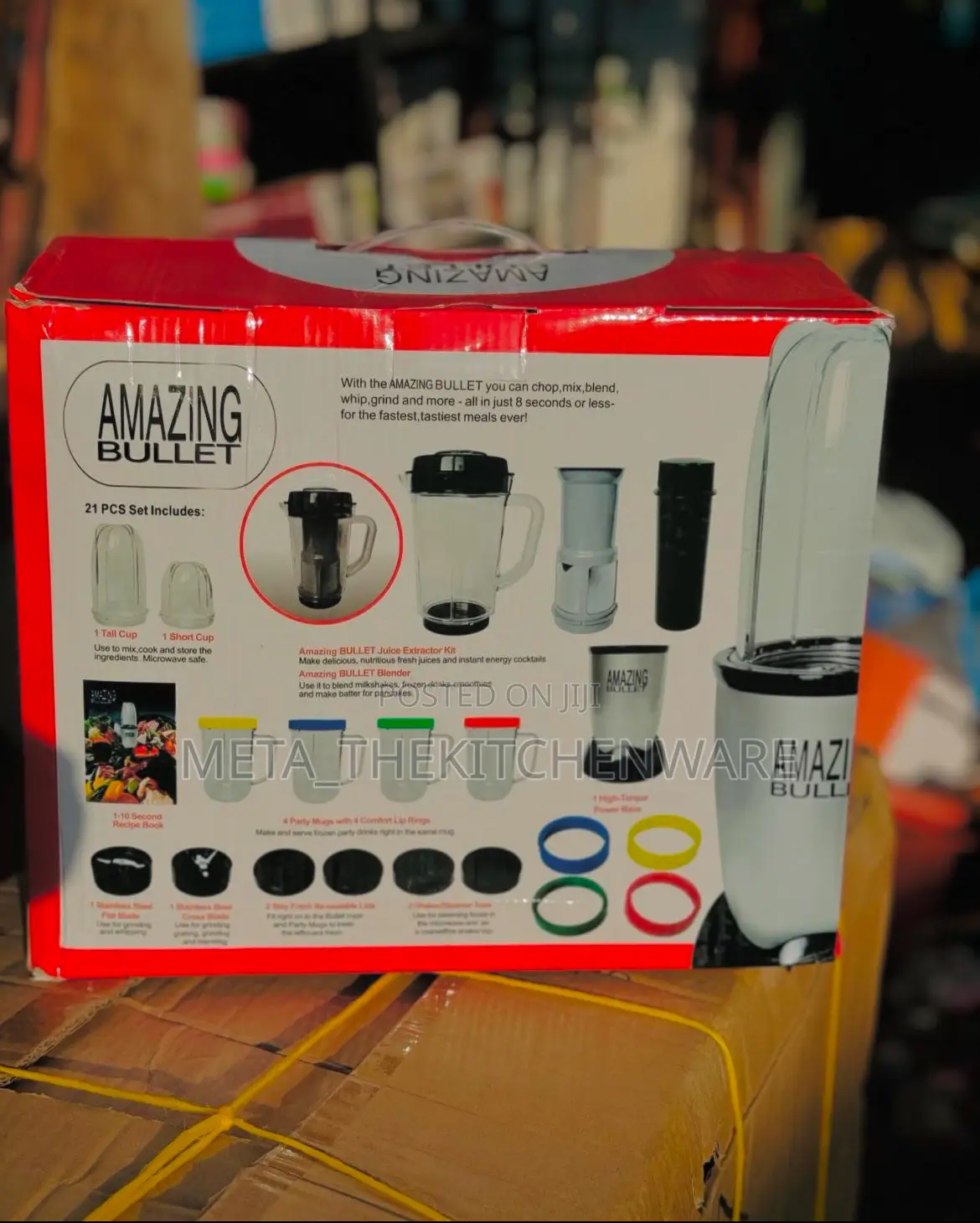 Amazing Bullet Multifunctional Blender 21pcs 750w