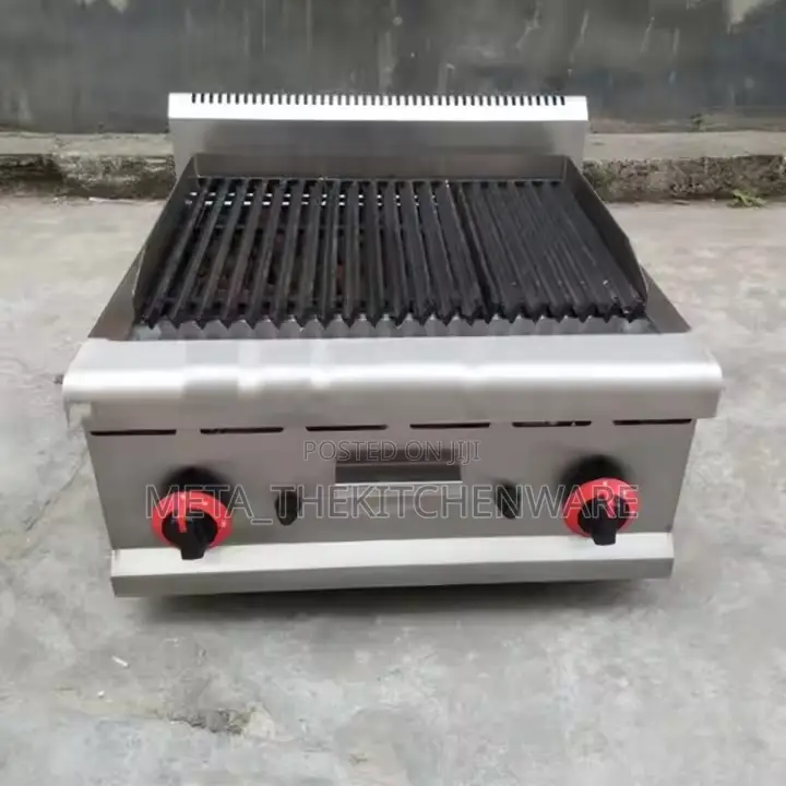 Mr UK Countertop Gas Lava Rock Grill