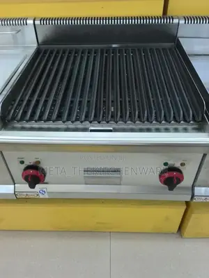 Mr UK Countertop Gas Lava Rock Grill