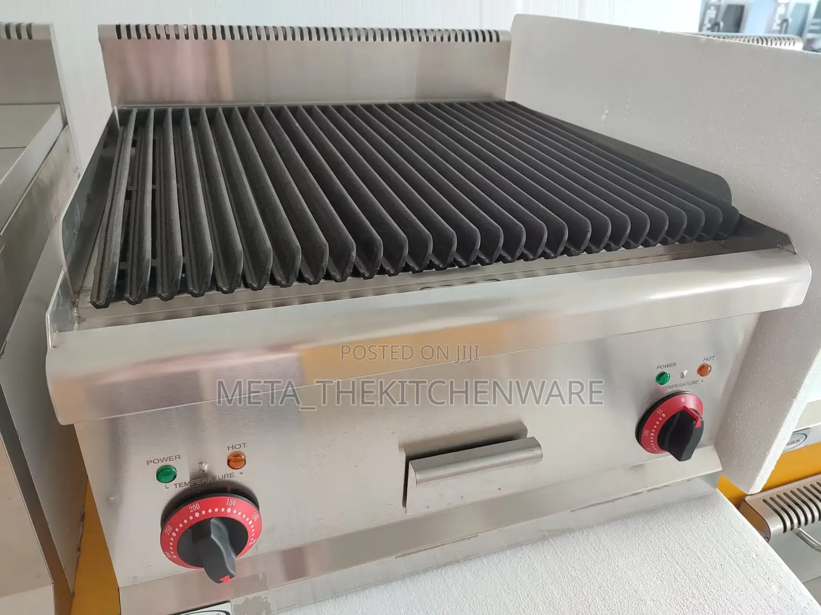 Mr UK Countertop Gas Lava Rock Grill