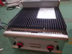 Mr UK Countertop Gas Lava Rock Grill
