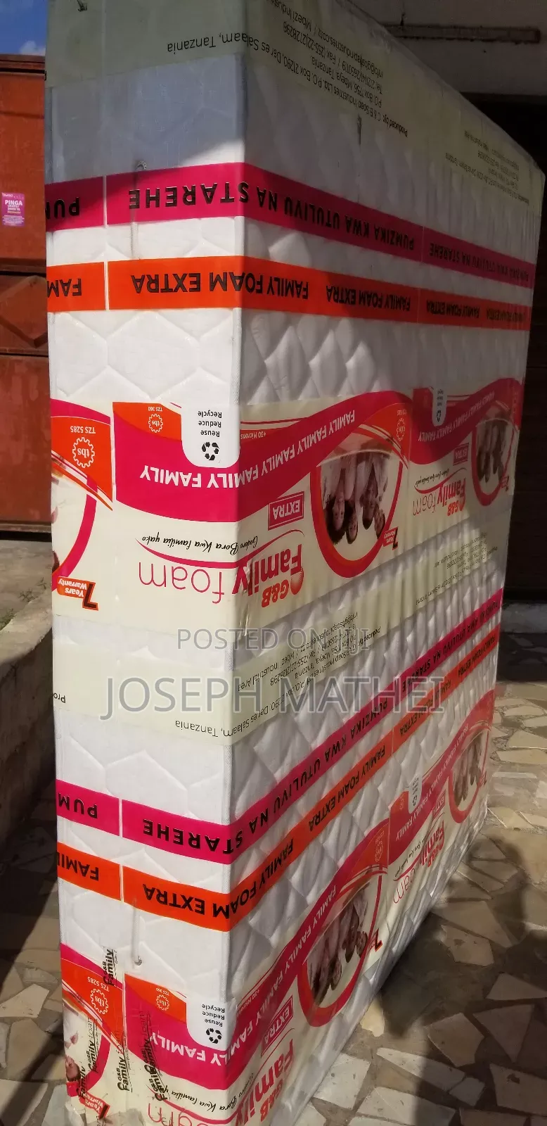 Godoro Family Extra Density 28 Warranty Miaka 7