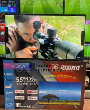 High Quality RISING 55 SMART FRAMELESS VIDAA TV Wt Bluetooth