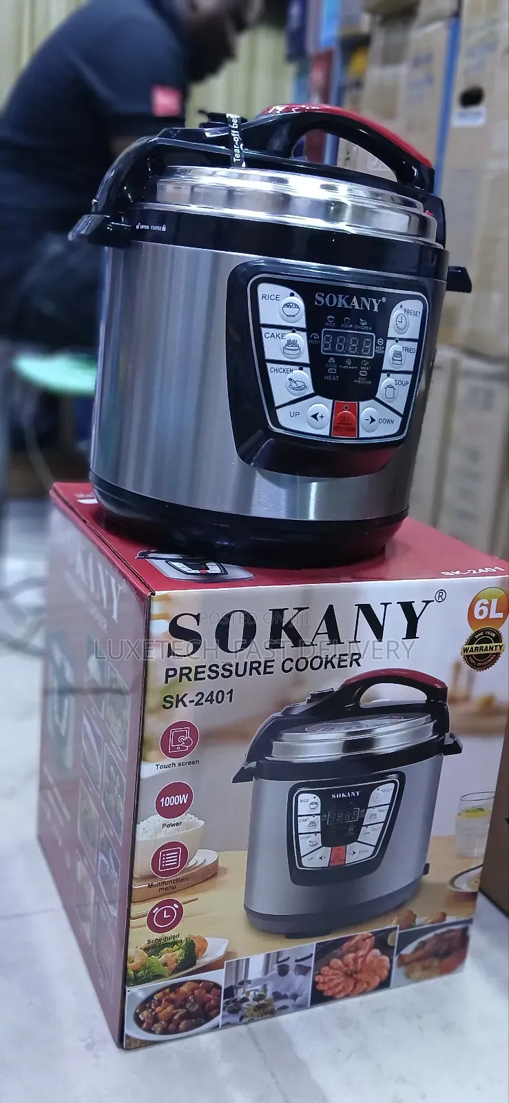 Sokany Digital Multicooker 6 Litres Heavy Duty