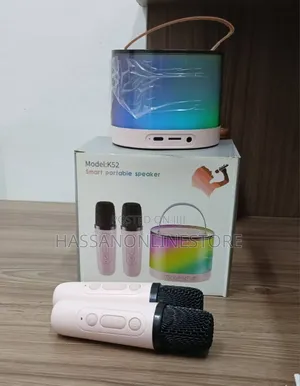  Bluetooth Speaker With 2 Wireless Microphone