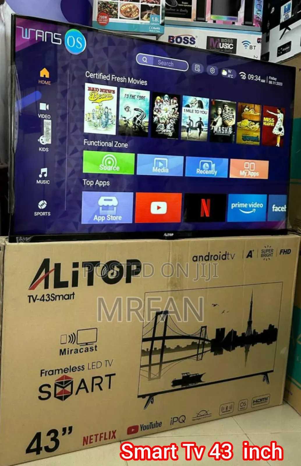 Smart Tv Alitop 43 Inch