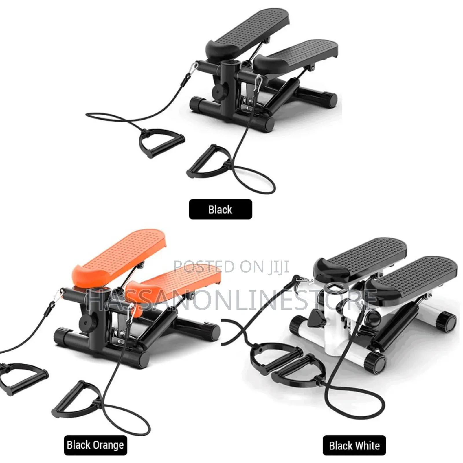 Multifunctional Mini Stepper With Resistance Bands