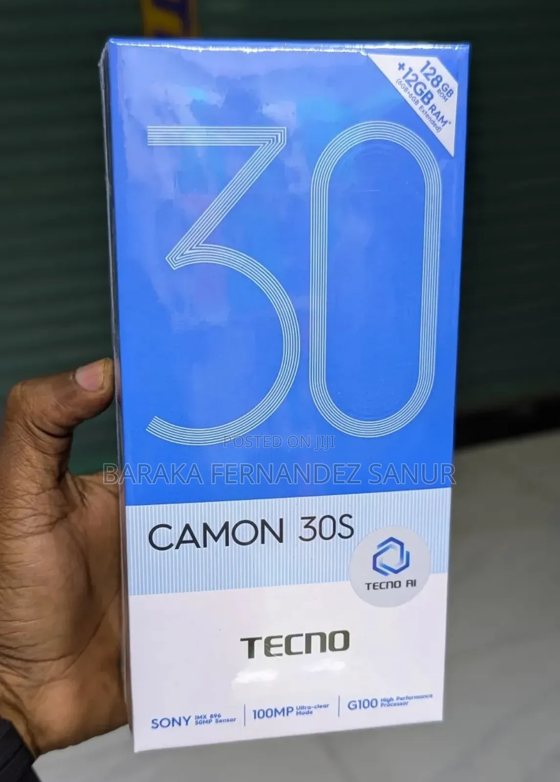 New Tecno Camon 30S 128 GB Black
