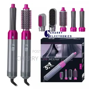 High Quality 5 in 1 Hot Hair Styler Yenye Mitindo Ya Kuvutia