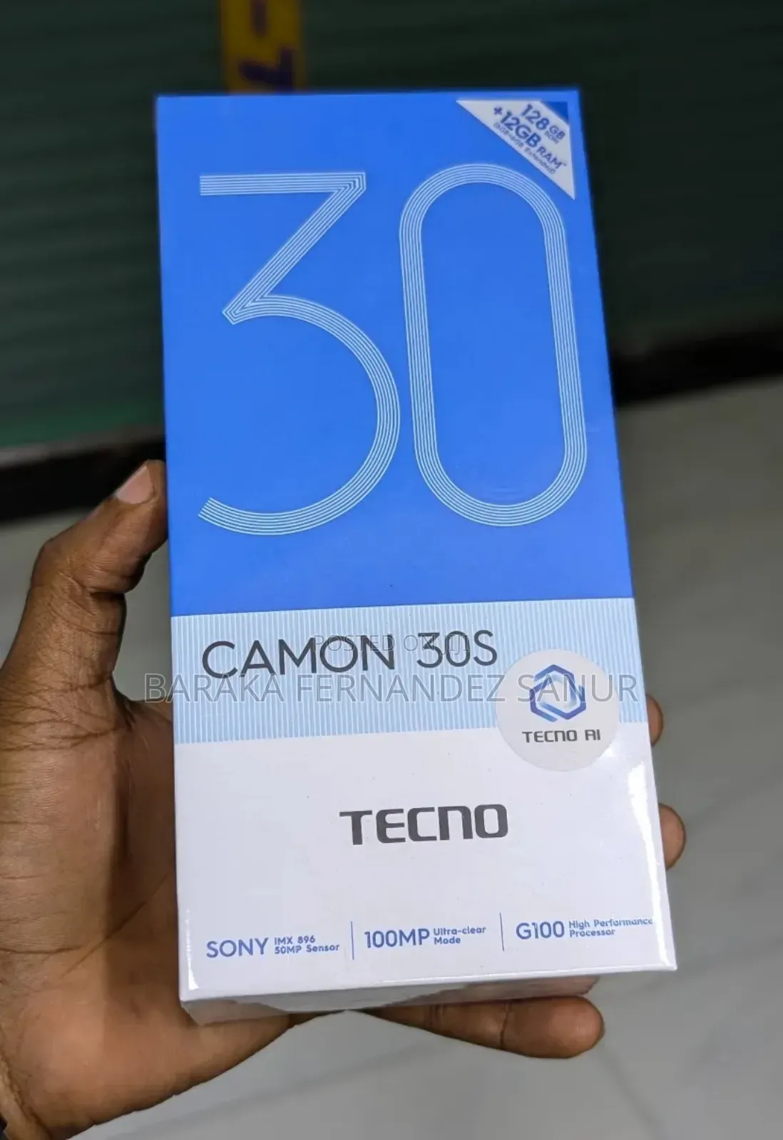 New Tecno Camon 30S 128 GB Black