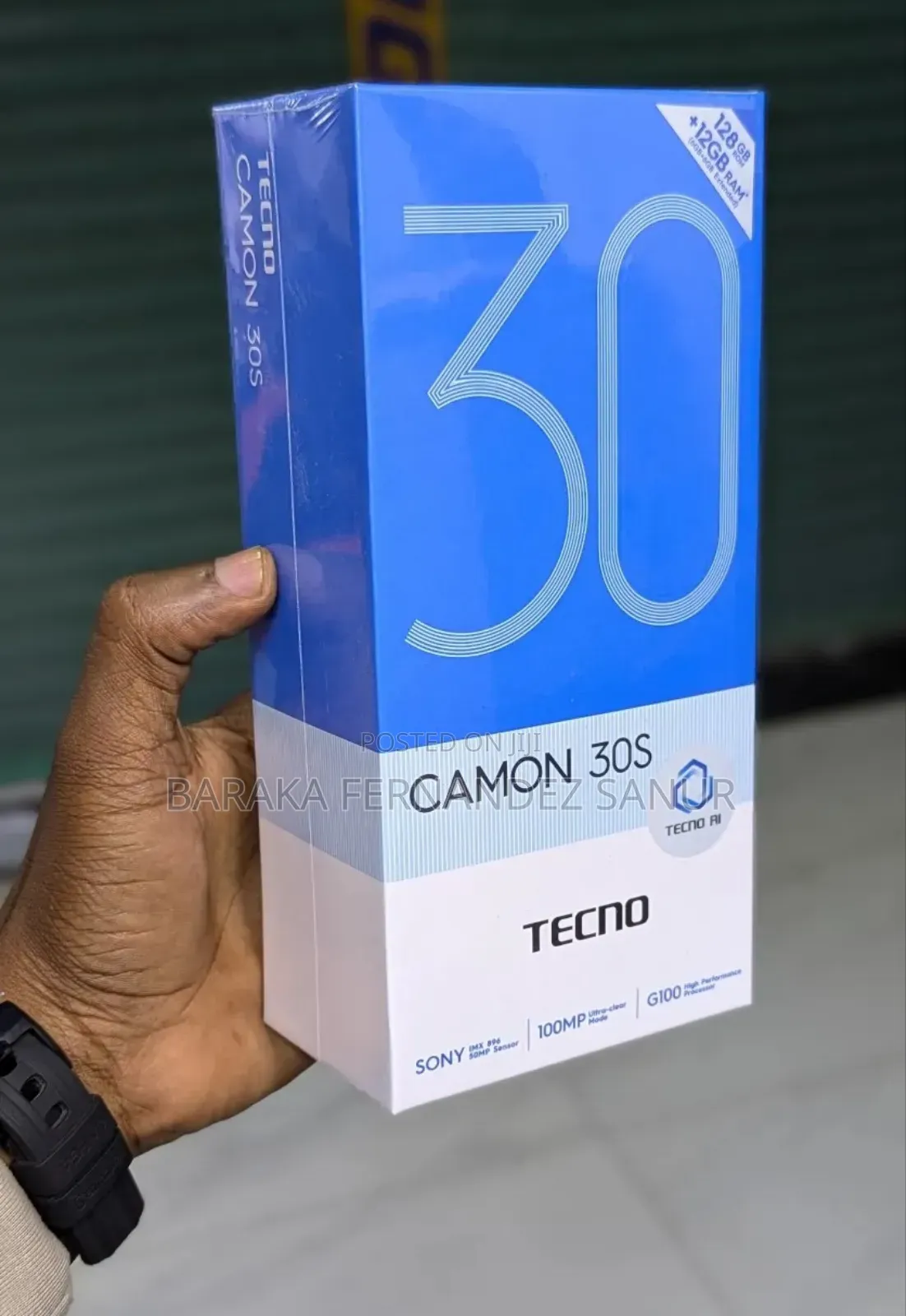 New Tecno Camon 30S 128 GB Black
