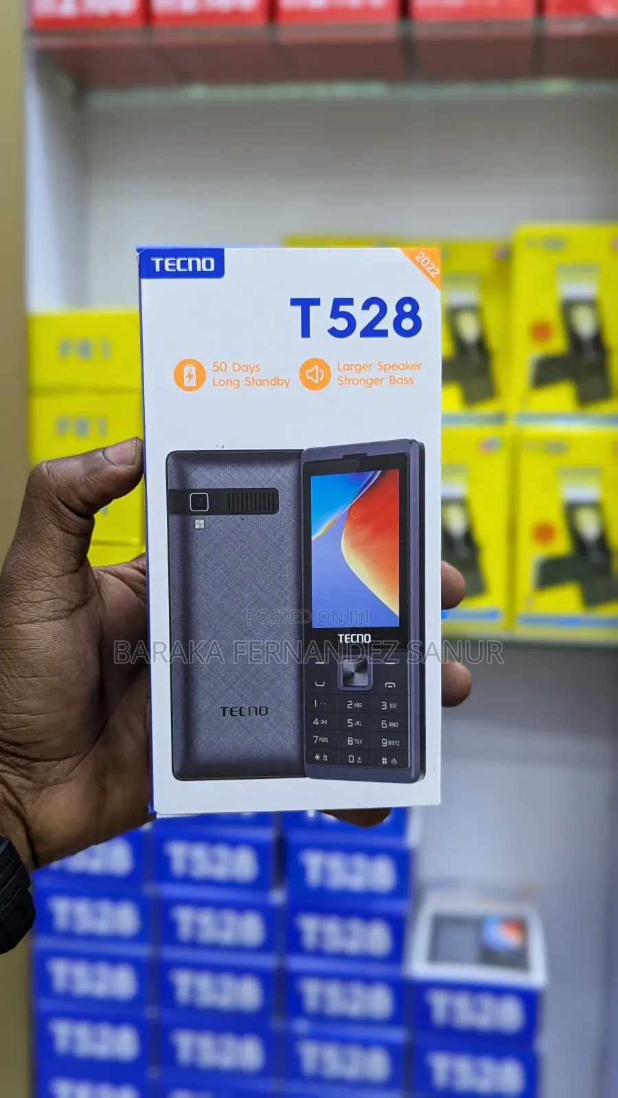 New Tecno T528 Black