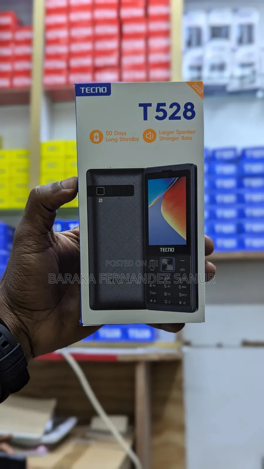 New Tecno T528 Black