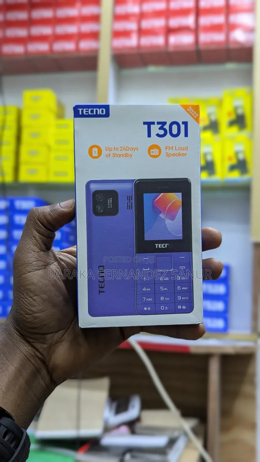 New Tecno T301 Black