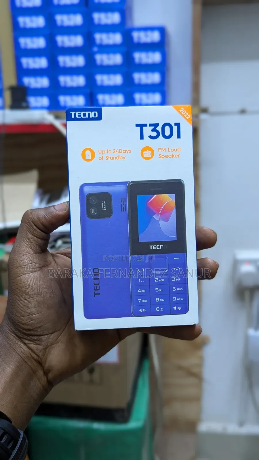 New Tecno T301 Black