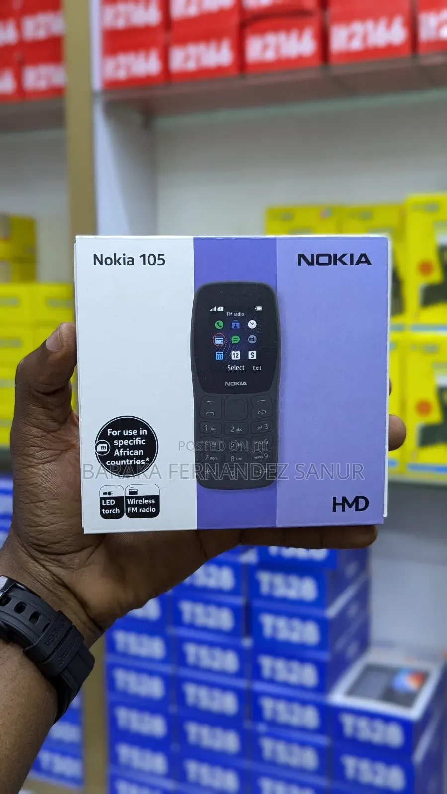 New Nokia 105 (2022) Black