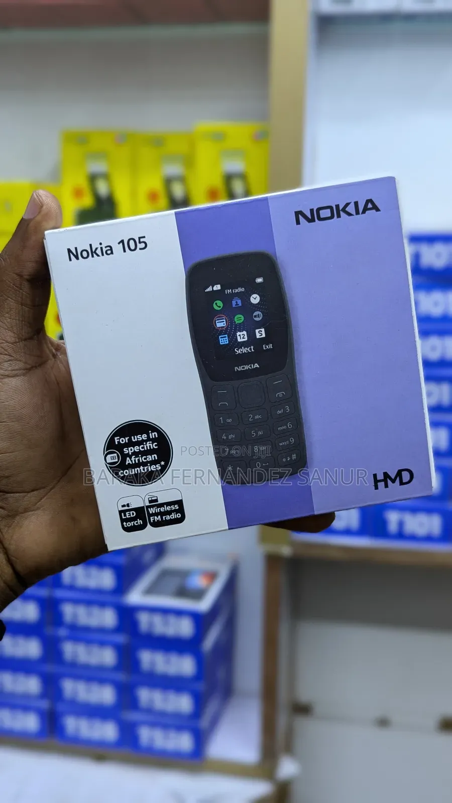 New Nokia 105 (2022) Black