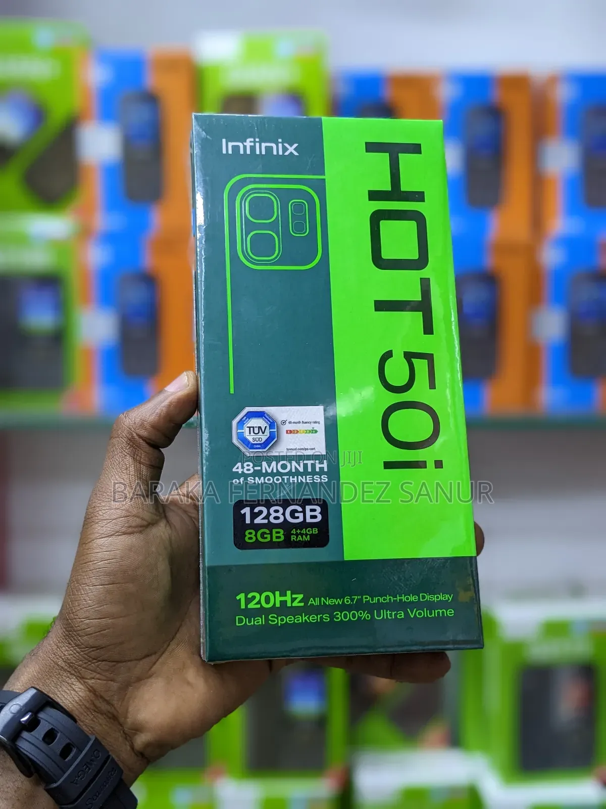 New Infinix Hot 50i 128 GB Black