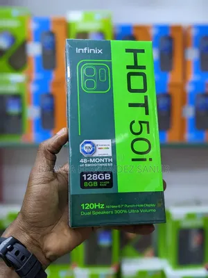 New Infinix Hot 50i 128 GB Black