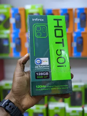 New Infinix Hot 50i 128 GB Black