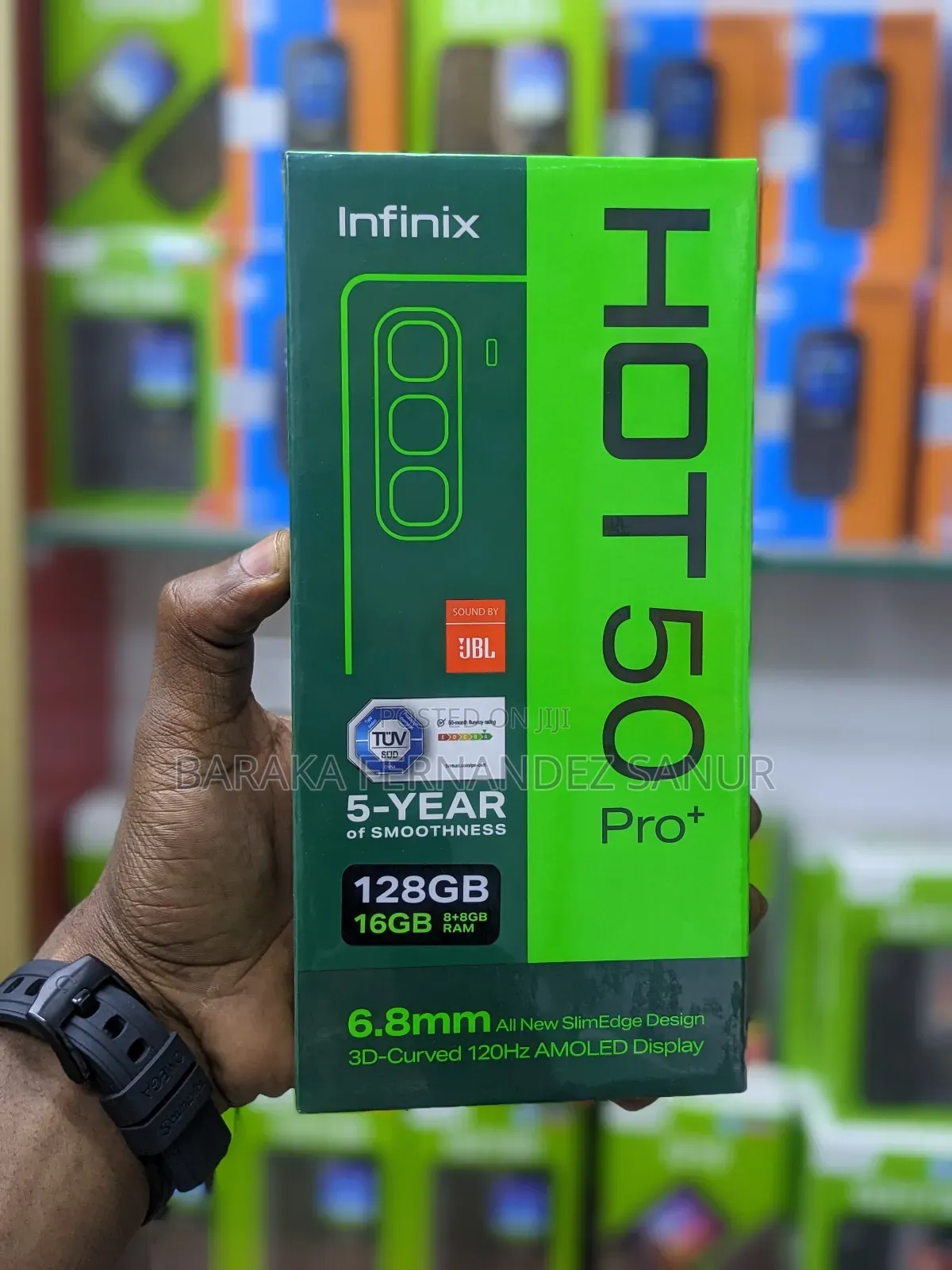 New Infinix Hot 50 Pro+ 4G 128 GB Black