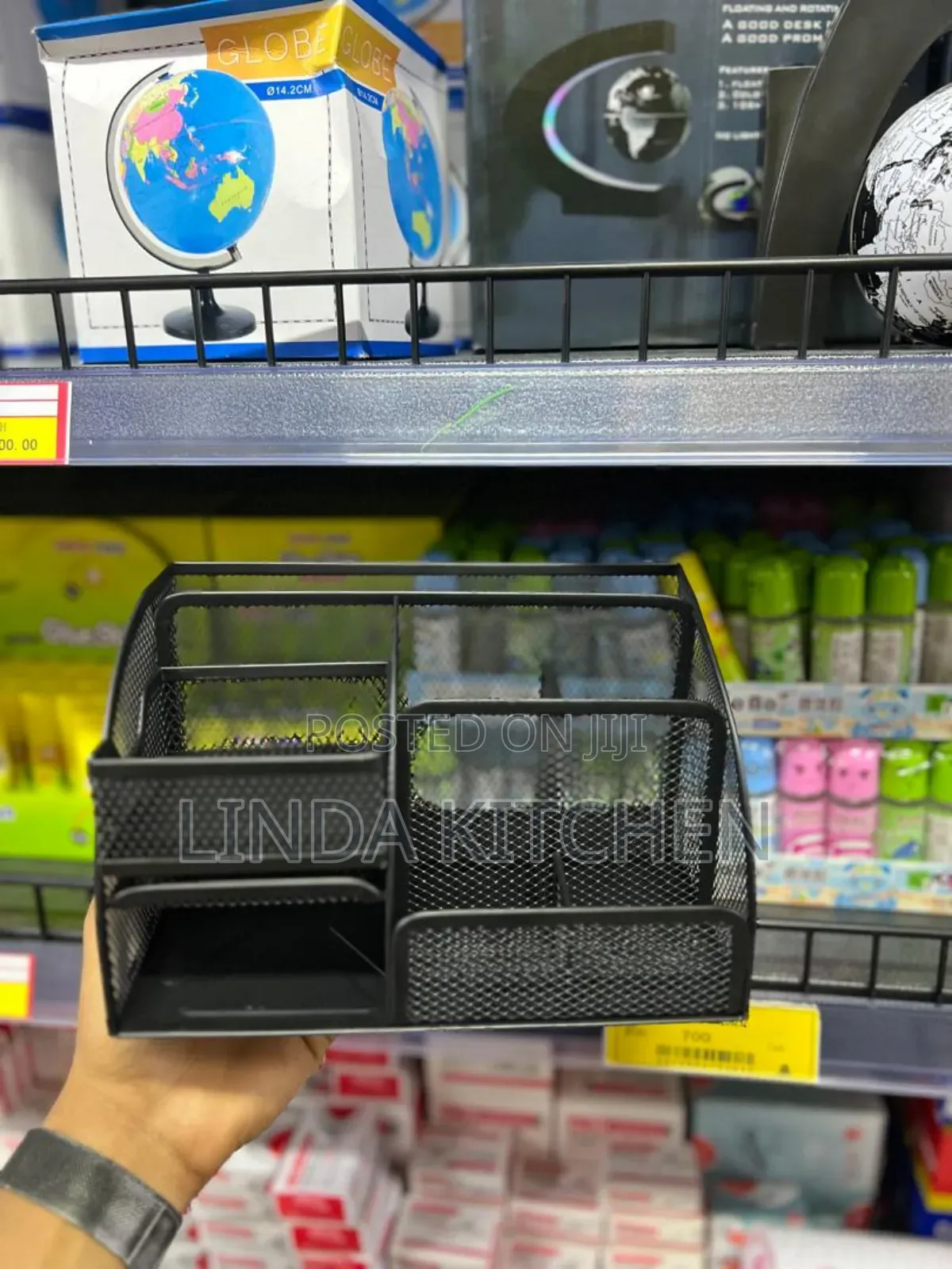 Stainless Steel Desk Organizer