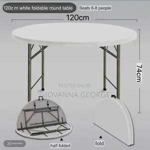 Folding Round Table
