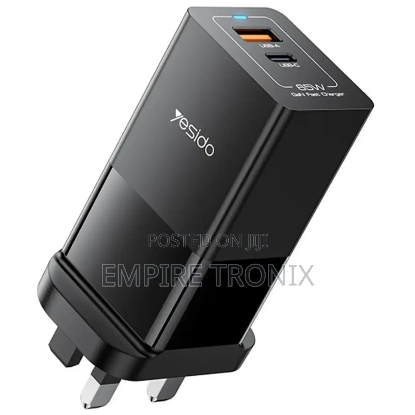 YESIDO YC92 USB-A + Type-C Dual Port 65W Fast Charger