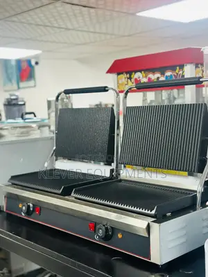 Double Grooved Contact Grill