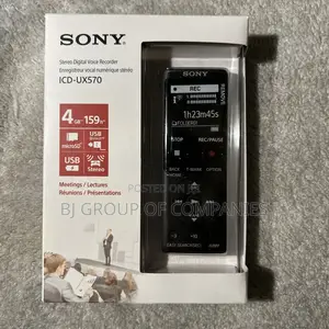 Sony ICD-UX570 Digital Voice Recorder (Black)