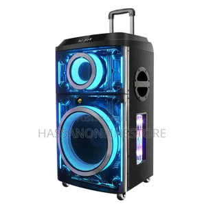 Party Trolley Speaker + With 2 Microphones