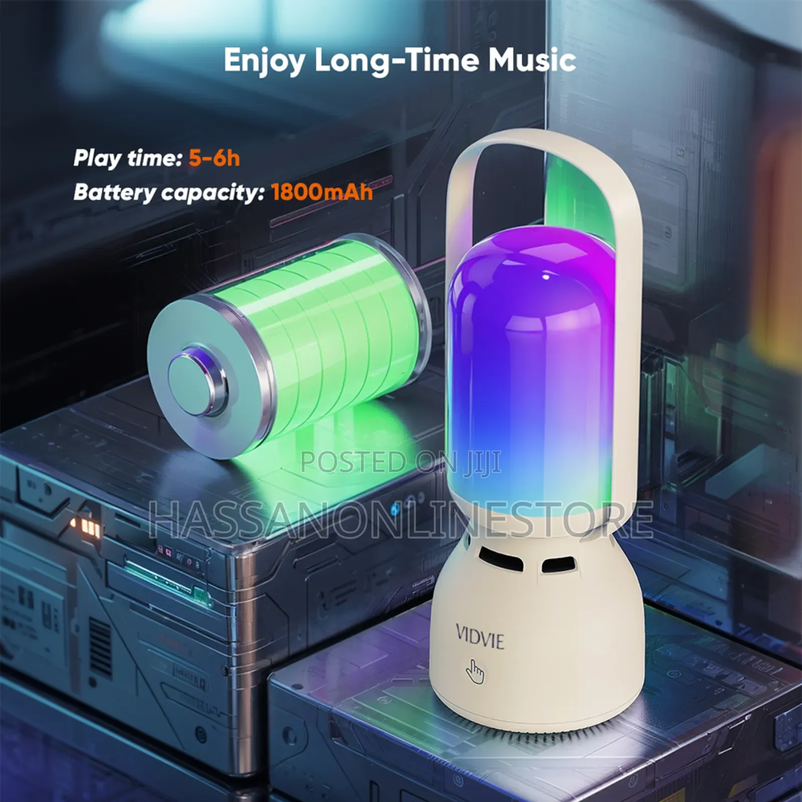 VIDVIE CL01 Outdoor Camping Colorful Breathing Light Speaker