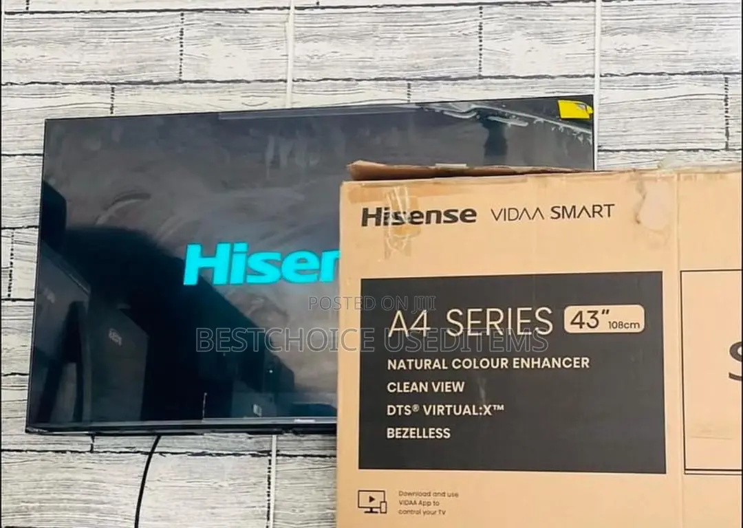 HISENSE SMART UHD TV // 43inches // No Box // USED
